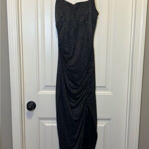 Elegant‎ Black Strapless Evening Dress